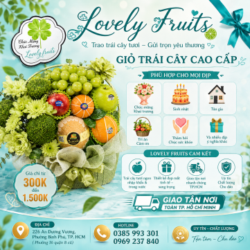 Giỏ Trái Cây Quận 8 – Quà Tặng Sang Trọng Giao Nhanh TP.